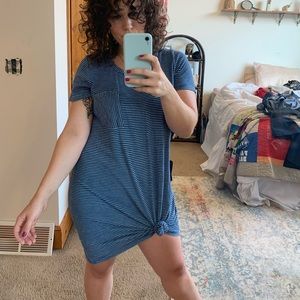 Comfy striped t-shirt dress